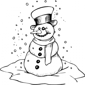 Stille Nacht 1 I colori delle emozioni Disegno Pupazzo di neve4032