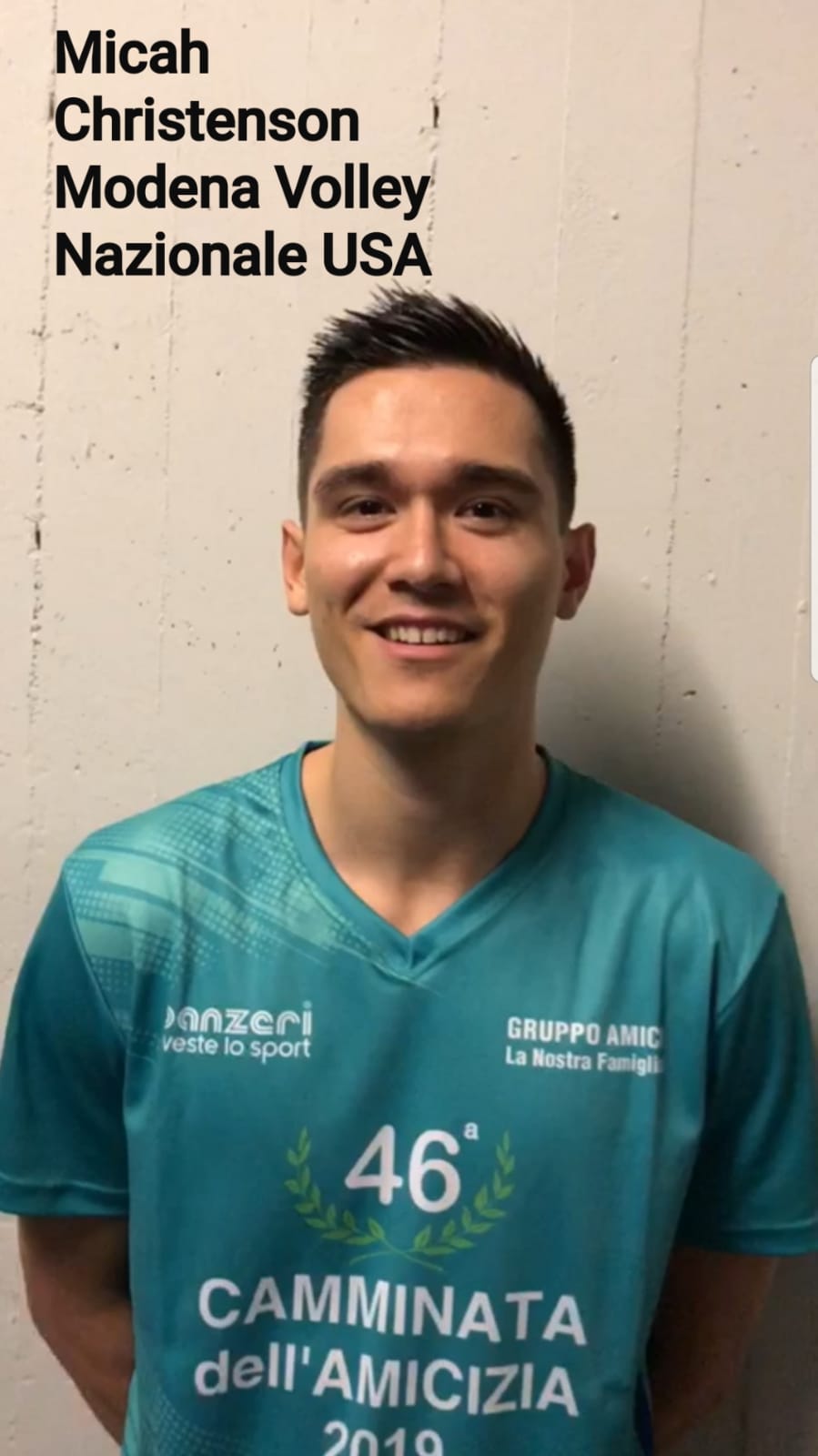 Micah Christenson palleggiatore di Modena Volley e della Nazionale USA